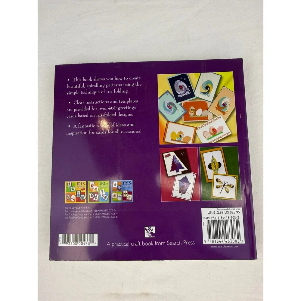 Iris Folding Card Making Kit Lot 460 Cards‎ Compendium Book Yasutomo Foil Paper